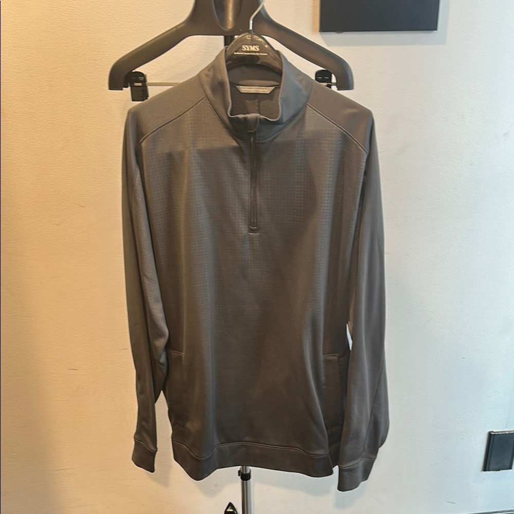 Cutter & Buck Gray Zip Up Sweater